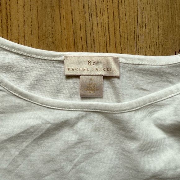 Rachel Parcell White Bubble Sleeve Top - Picture 2 of 3